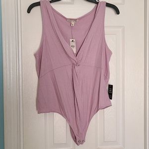 Express light purple bodysuit